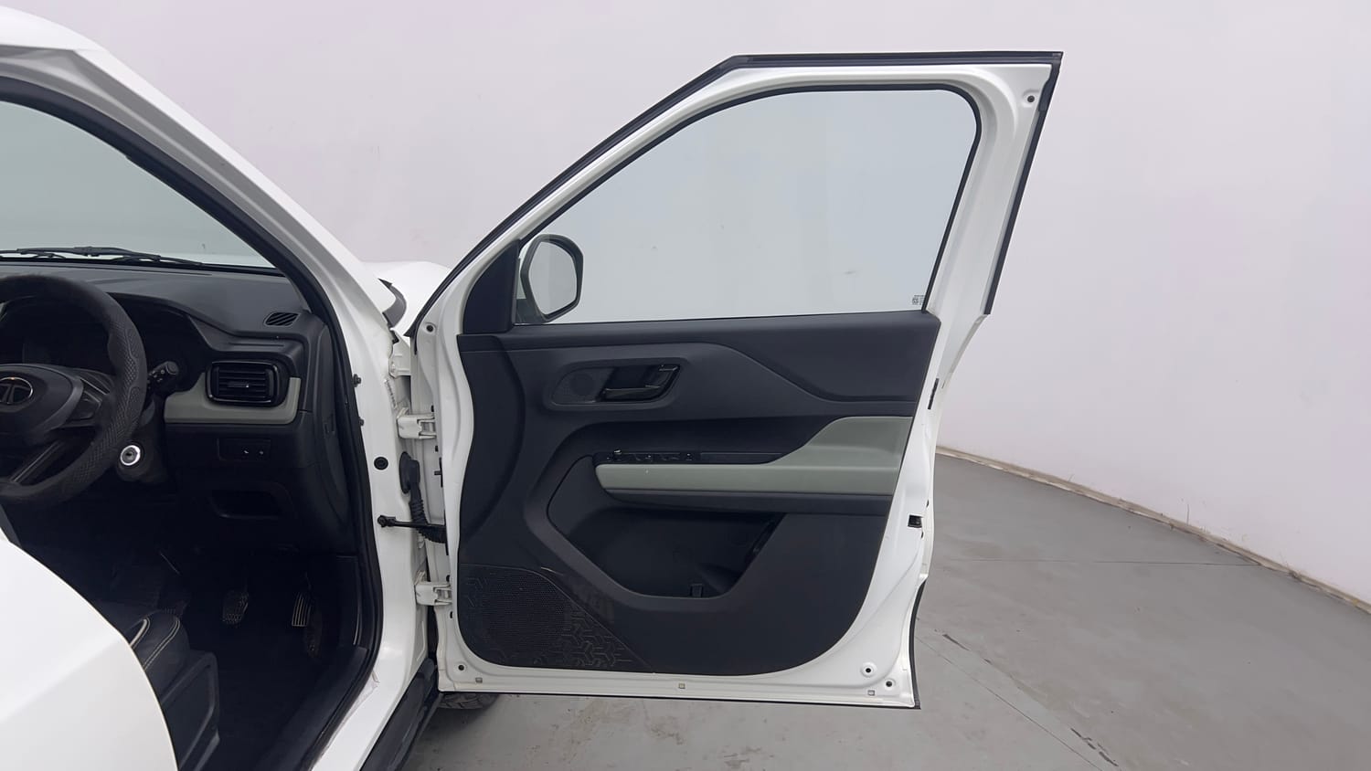 Used 2024 Tata Punch Adventure MT Petrol Manual interior RIGHT FRONT DOOR OPEN VIEW