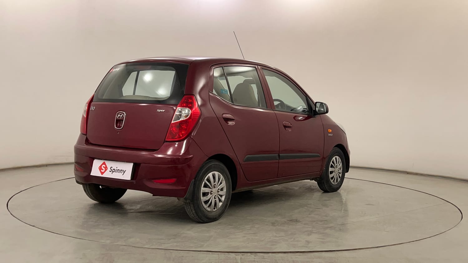 Used 2015 Hyundai i10 Sportz 1.1 iRDE2 Petrol Manual exterior RIGHT REAR CORNER VIEW
