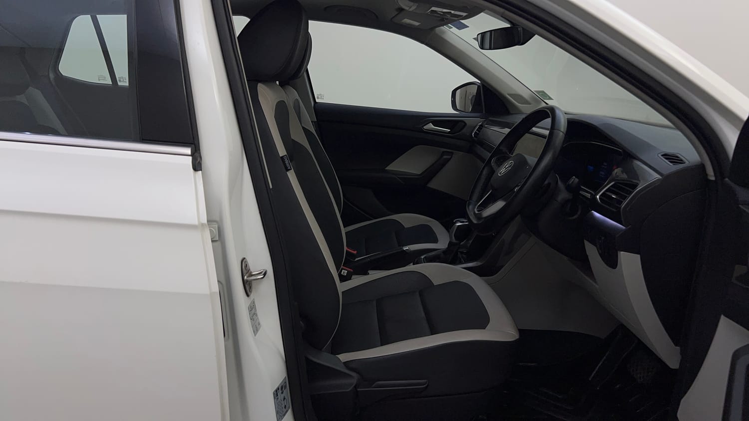 Used 2023 Volkswagen Taigun Topline 1.0 TSI AT Petrol Automatic interior RIGHT SIDE FRONT DOOR CABIN VIEW