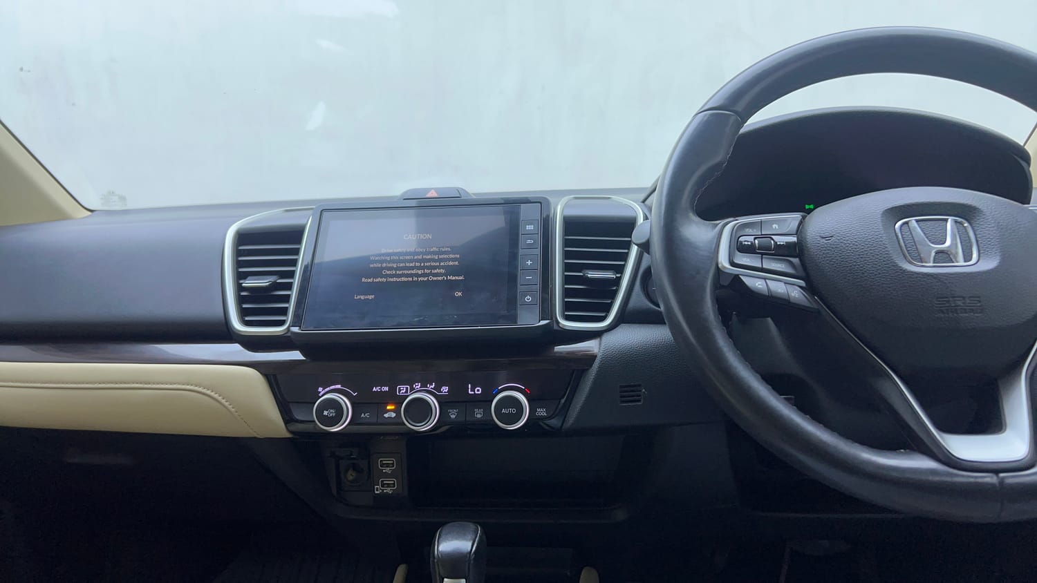 Used 2021 Honda City ZX CVT Petrol Petrol Automatic interior MUSIC SYSTEM & AC CONTROL VIEW