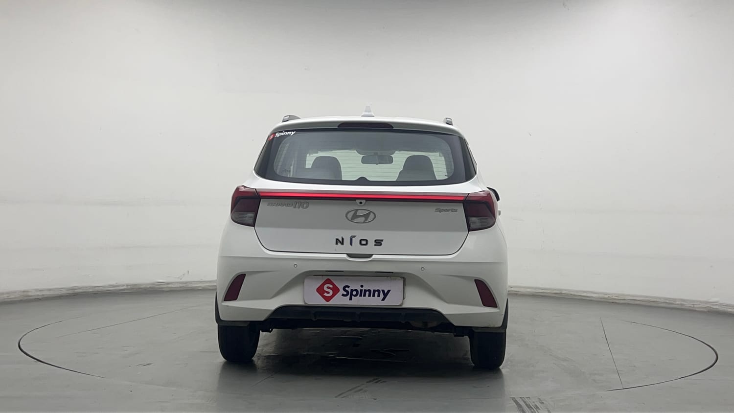 Used 2023 Hyundai Grand i10 Nios Sportz 1.2 Kappa VTVT Petrol Manual exterior BACK VIEW