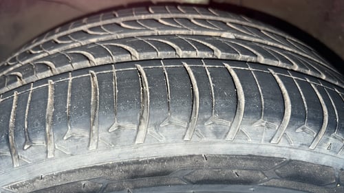 Used 2021 Honda City V Petrol Petrol Manual tyres LEFT FRONT TYRE TREAD VIEW