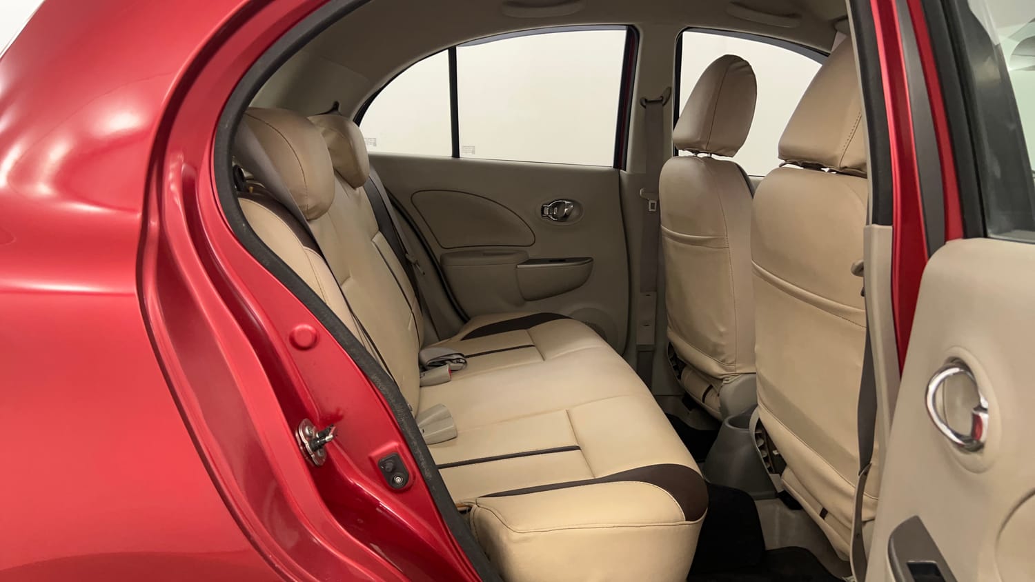 Used 2015 Nissan Micra XV CVT Petrol Automatic interior RIGHT SIDE REAR DOOR CABIN VIEW