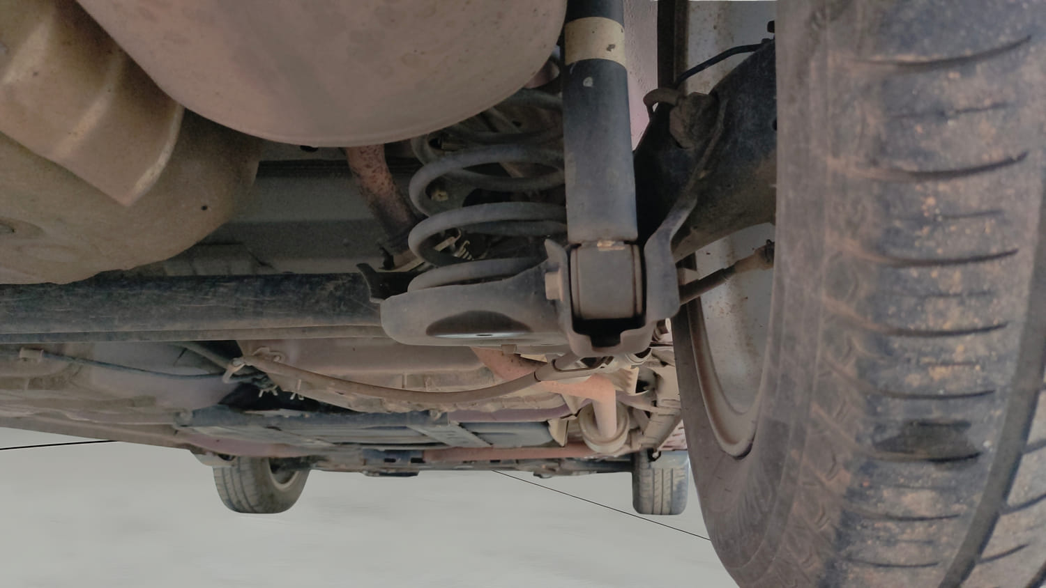 Used 2020 Honda Jazz ZX CVT Petrol Automatic extra REAR RIGHT UNDERBODY VIEW