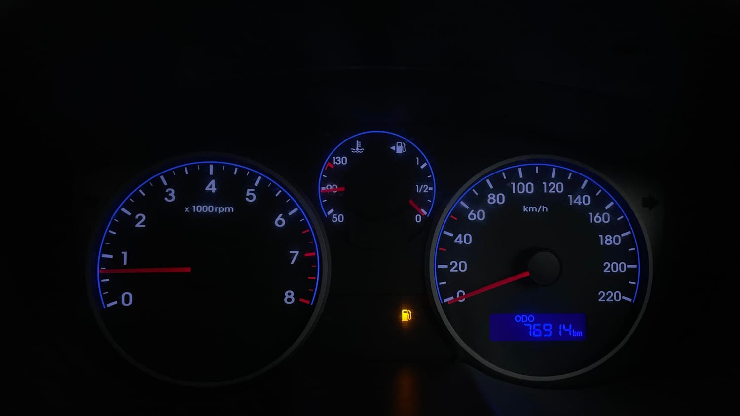 Used 2012 Hyundai i20 Sportz 1.2 Petrol Manual interior CLUSTERMETER VIEW