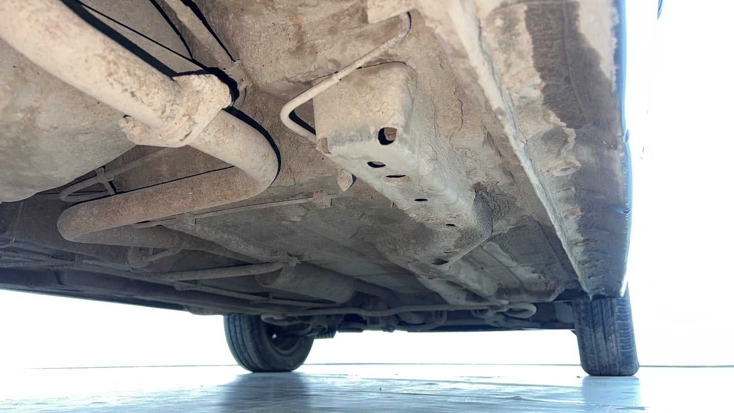 Used 2022 Tata Tiago XE Petrol Manual extra REAR RIGHT UNDERBODY VIEW