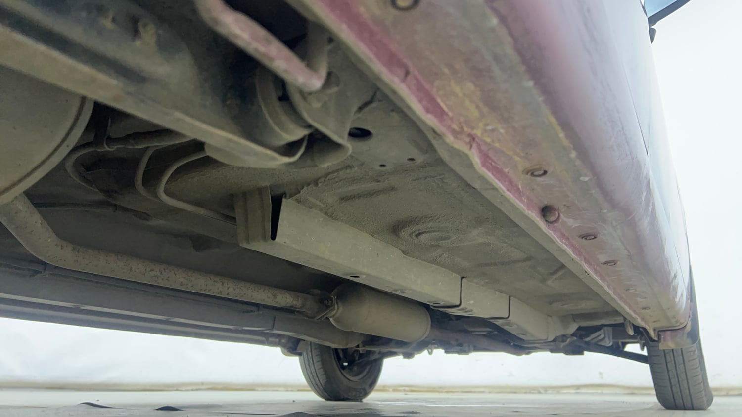 Used 2012 Maruti Suzuki Wagon R 1.0 LXi CNG Cng Manual extra REAR RIGHT UNDERBODY VIEW