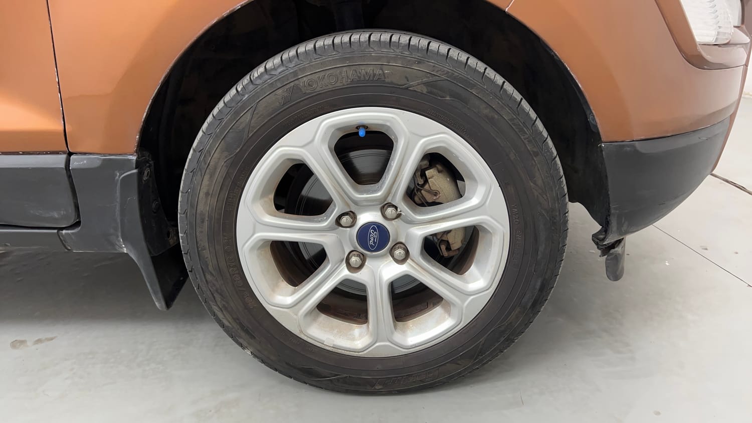 Used 2019 Ford EcoSport Titanium + 1.5L TDCi Diesel Manual tyres RIGHT FRONT TYRE RIM VIEW