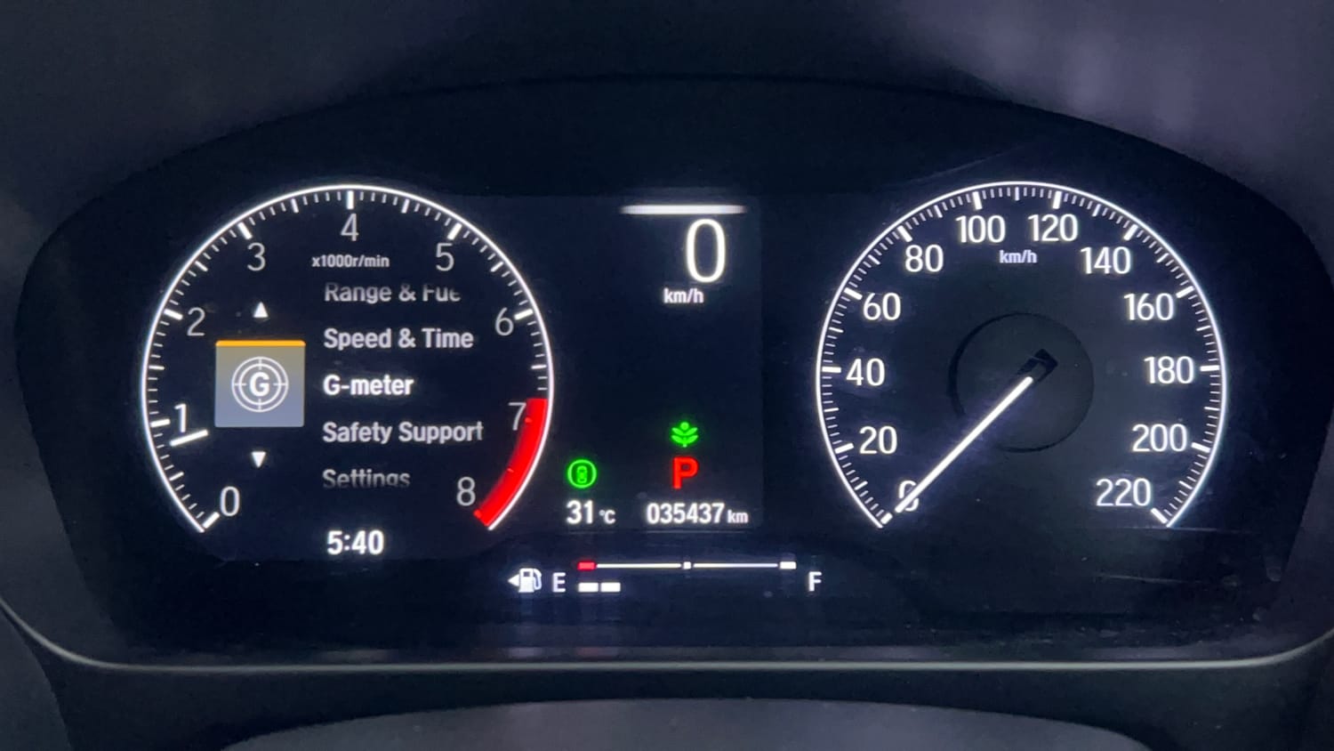 Used 2023 Honda City ZX Petrol CVT Petrol Automatic interior CLUSTERMETER VIEW