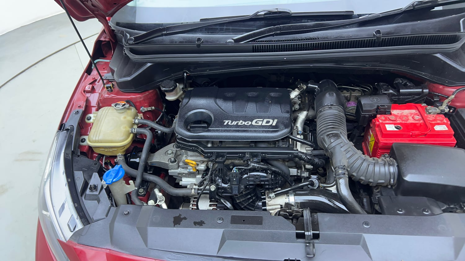 Used 2021 Hyundai New i20 Asta (O) 1.0 Turbo DCT Petrol Automatic engine ENGINE RIGHT SIDE VIEW