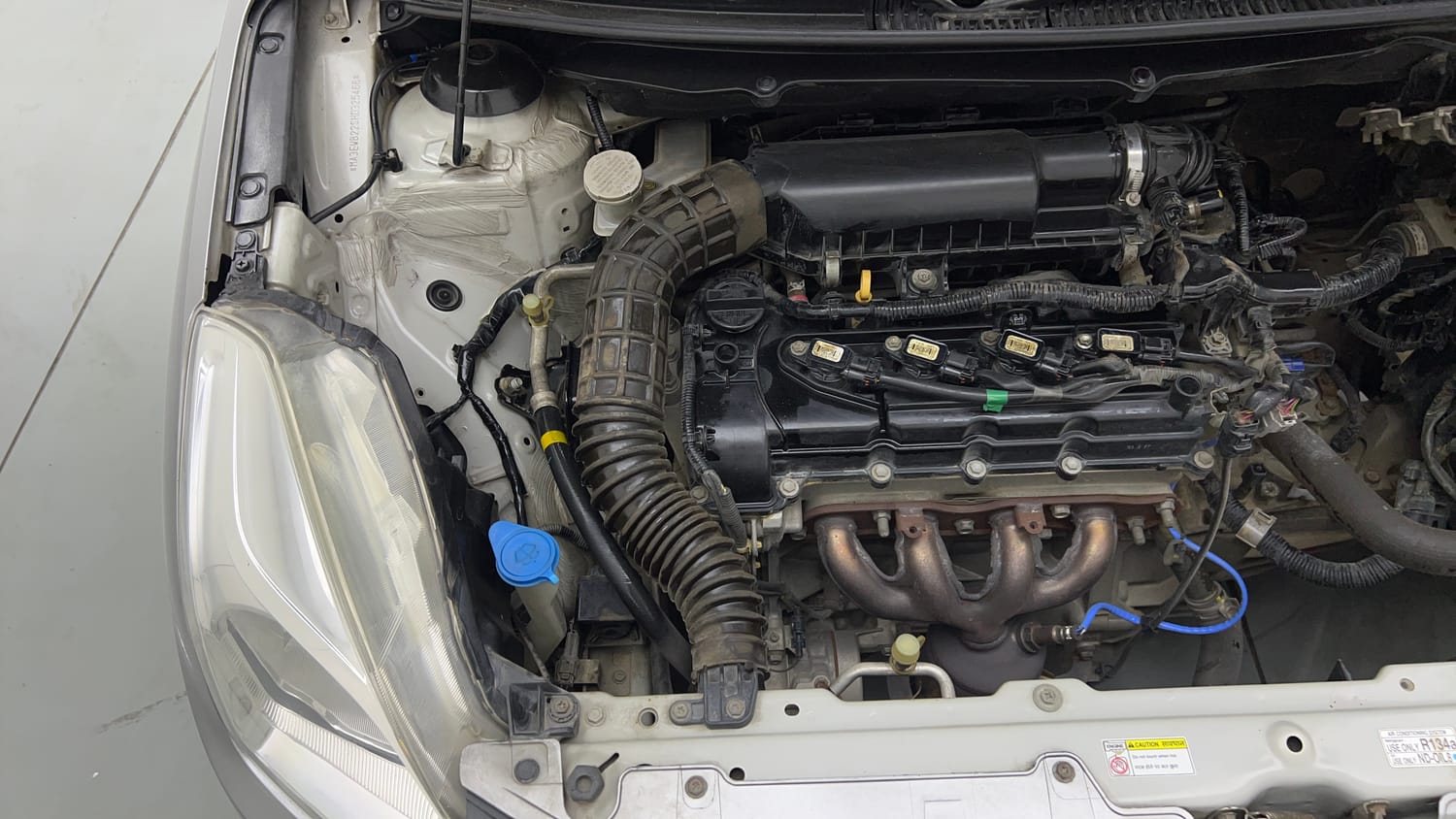 Used 2017 Maruti Suzuki Baleno Delta 1.2 Petrol Manual engine ENGINE RIGHT SIDE VIEW