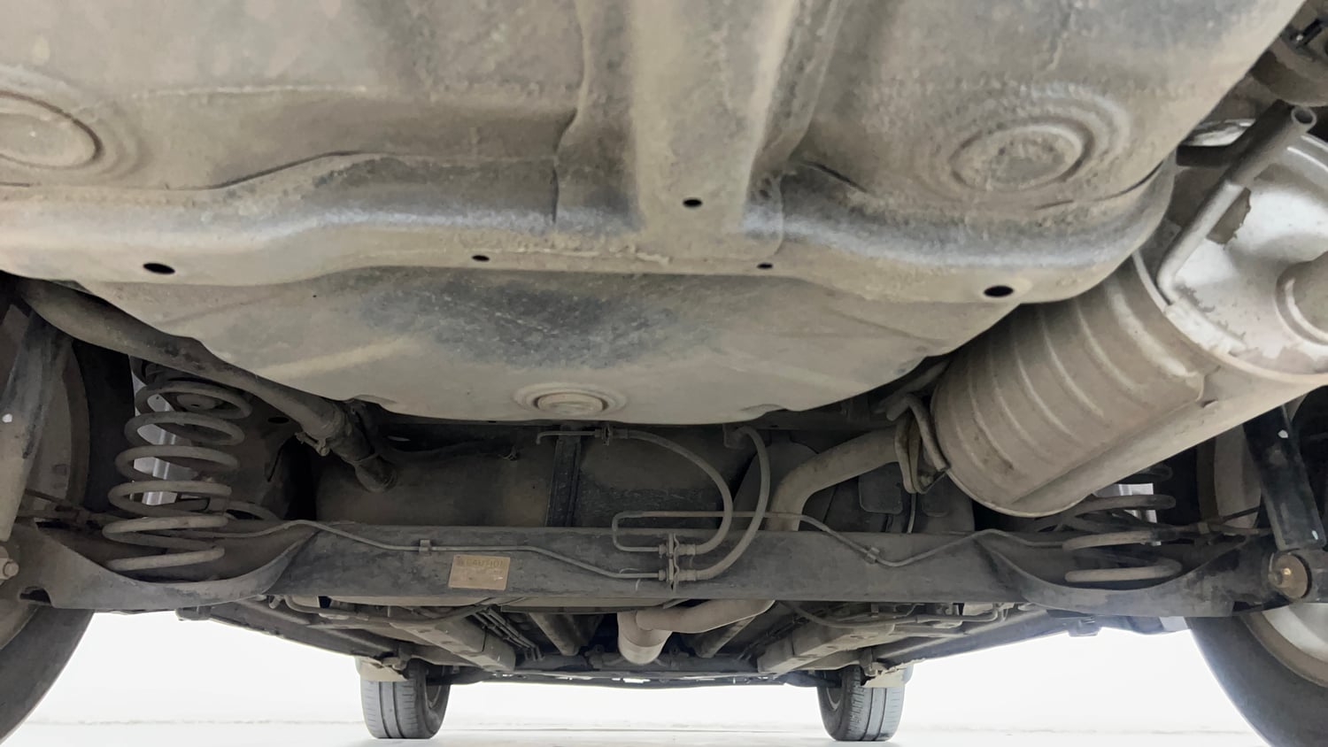 Used 2012 Maruti Suzuki Swift Dzire ZXi 1.2 BS-IV Petrol Manual extra REAR UNDERBODY VIEW (TAKEN FROM REAR)