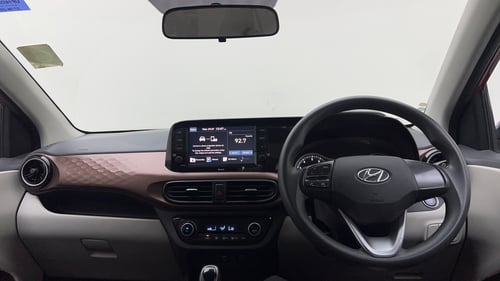 Used 2022 Hyundai Aura SX Plus 1.2 AMT Petrol Petrol Automatic interior DASHBOARD VIEW