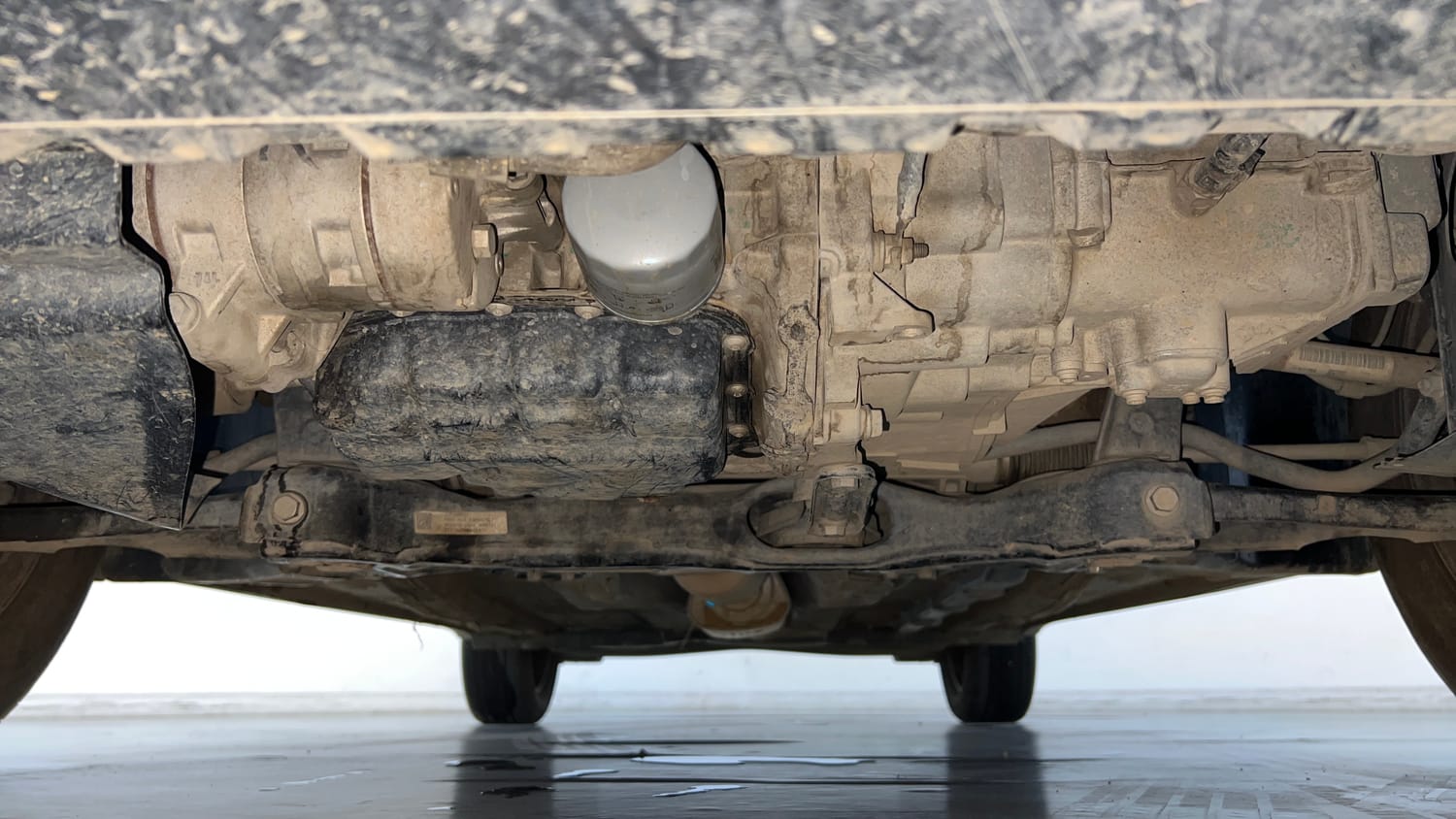 Used 2021 Skoda Kushaq Active 1.0 TSI MT Petrol Manual extra FRONT LEFT UNDERBODY VIEW