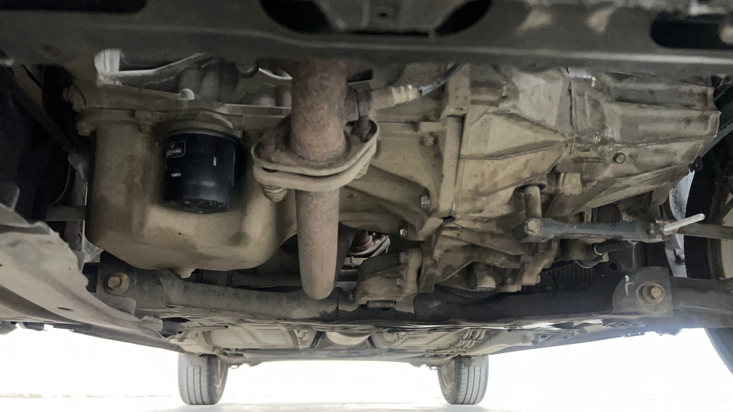 Used 2020 Maruti Suzuki Baleno Zeta Petrol Manual extra FRONT LEFT UNDERBODY VIEW