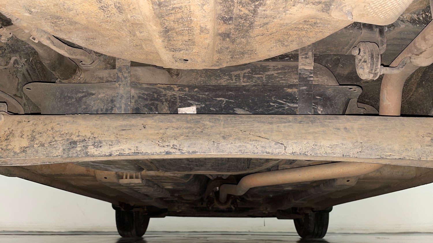 Used 2023 Hyundai Grand i10 Nios Sportz 1.2 Kappa VTVT Petrol Manual extra REAR UNDERBODY VIEW (TAKEN FROM REAR)