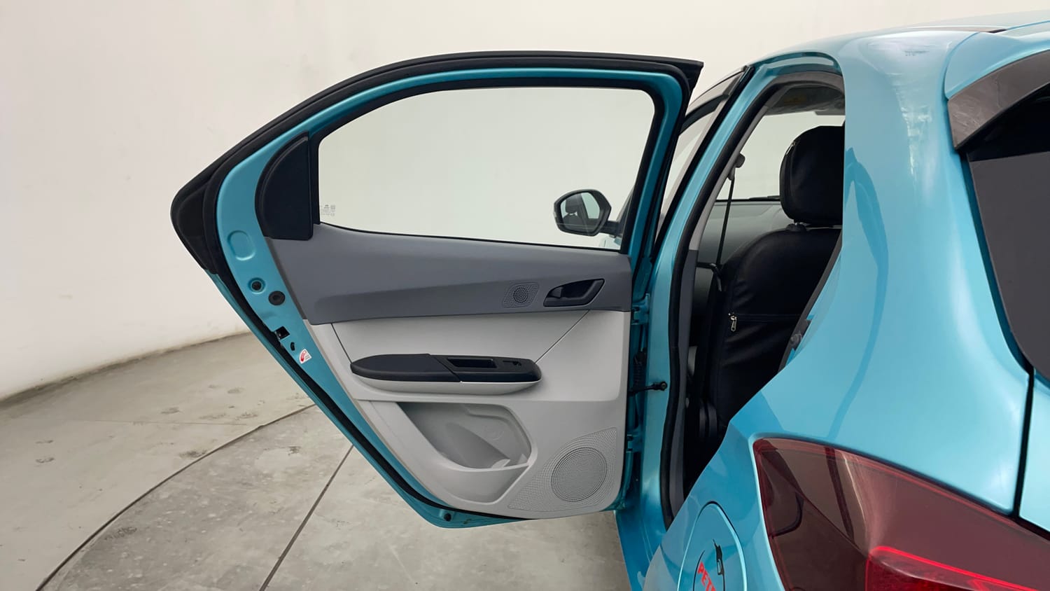 Used 2025 Tata Tiago XT Petrol Manual interior LEFT REAR DOOR OPEN VIEW