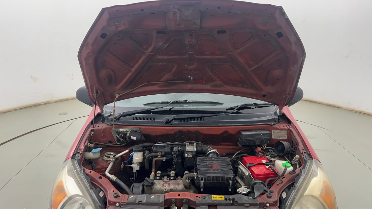Used 2017 Maruti Suzuki Alto 800 LXi Petrol Manual engine ENGINE & BONNET OPEN FRONT VIEW