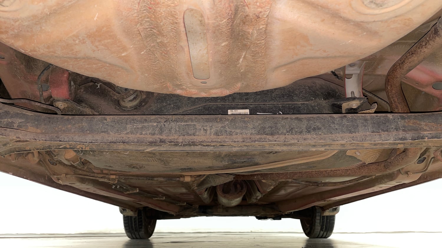 Used 2018 Maruti Suzuki Baleno Delta 1.2 Petrol Manual extra REAR UNDERBODY VIEW (TAKEN FROM REAR)