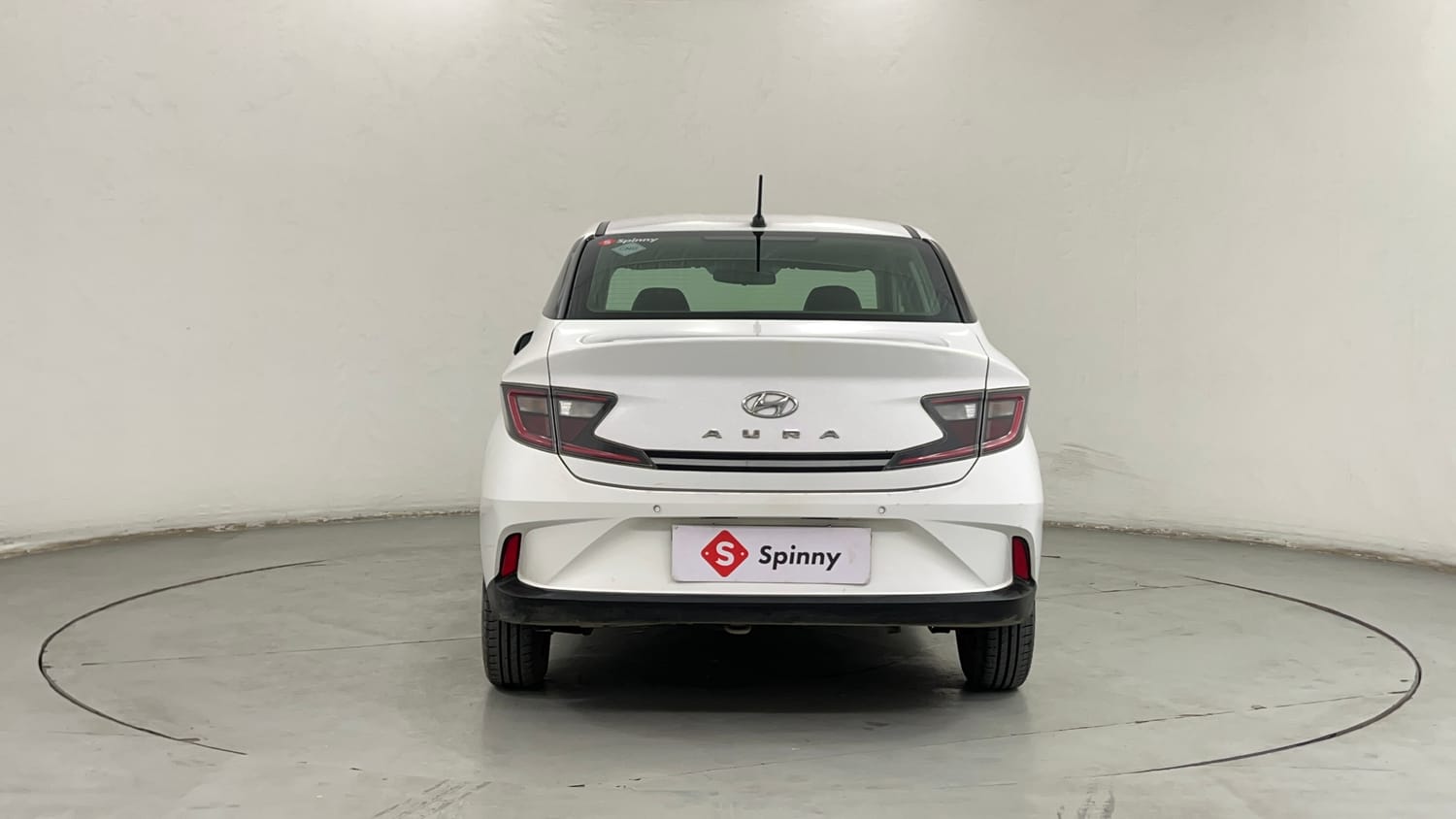 Used 2021 Hyundai Aura S 1.2 CNG Cng Manual exterior BACK VIEW