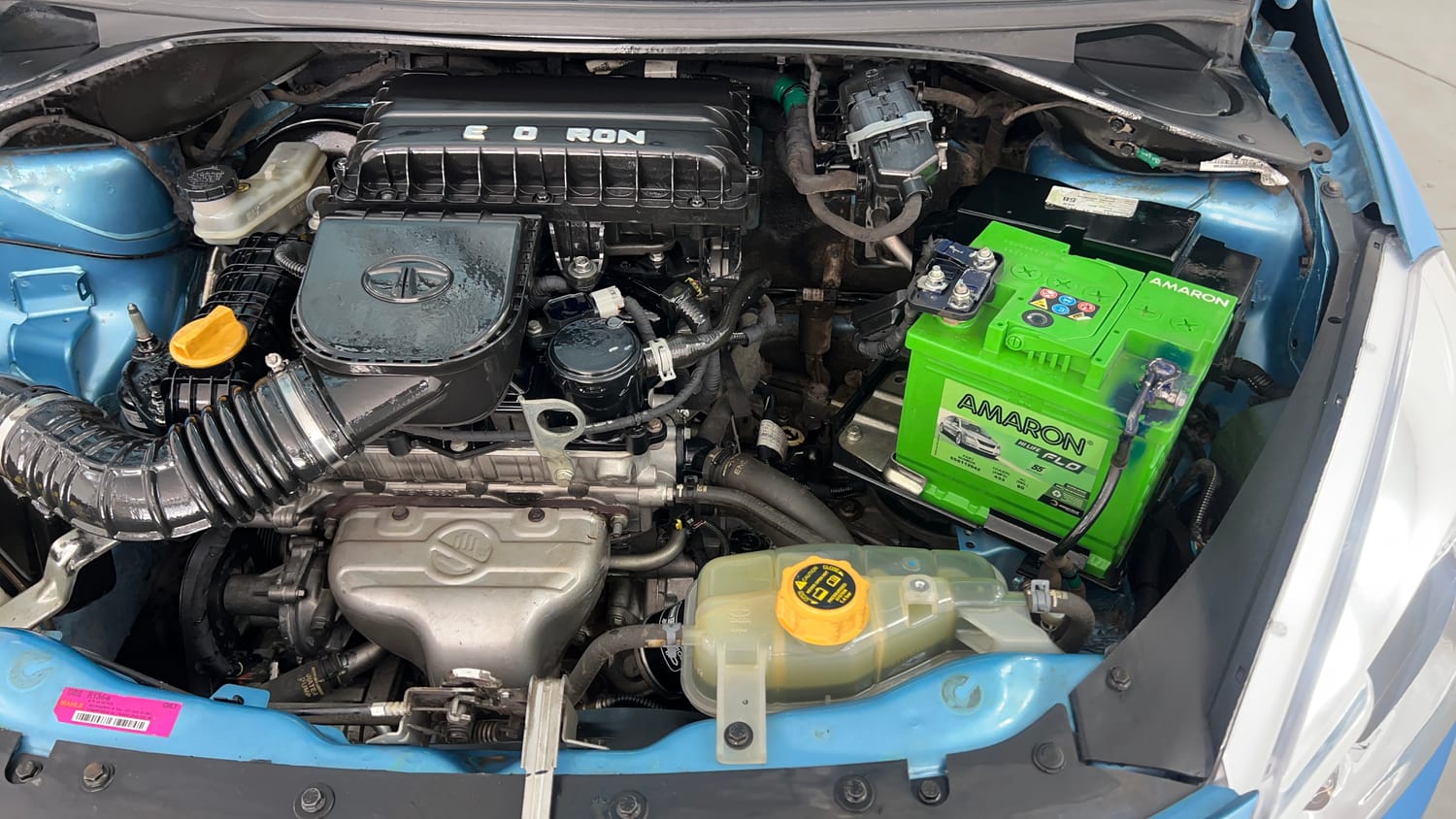 Used 2017 Tata Tiago Revotron XT Petrol Manual engine ENGINE LEFT SIDE VIEW