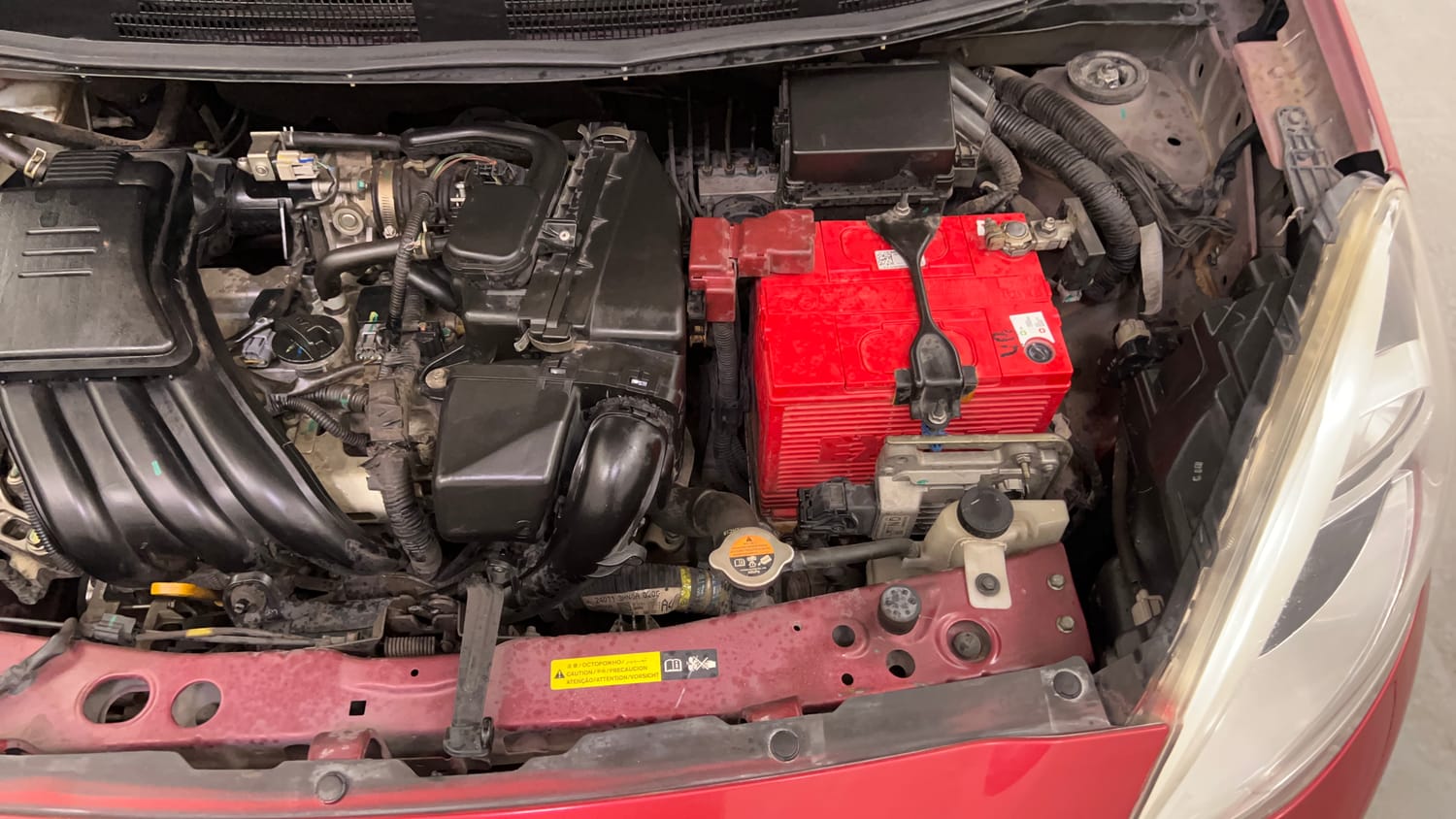 Used 2015 Nissan Micra XV CVT Petrol Automatic engine ENGINE LEFT SIDE VIEW