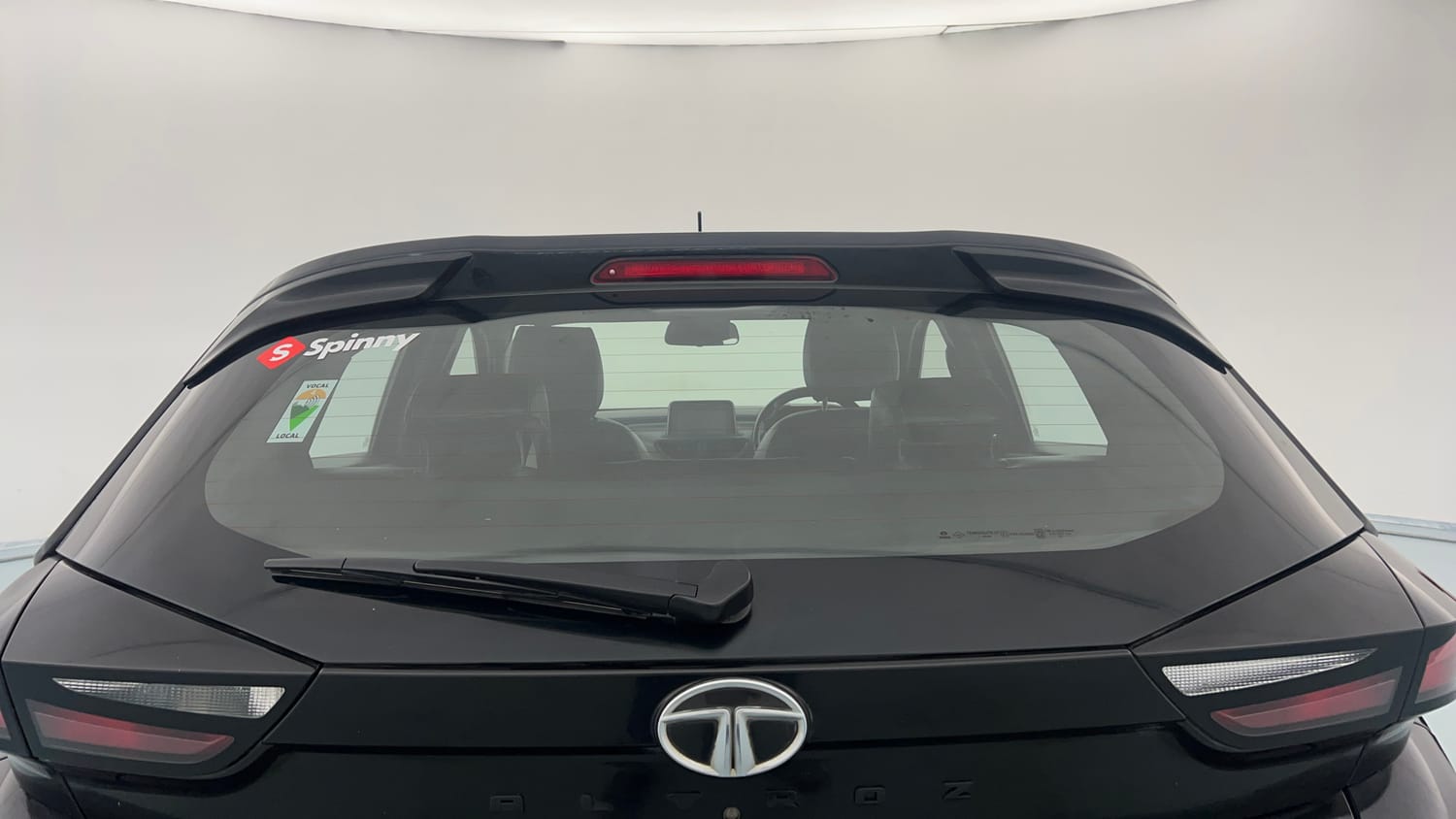 Used 2022 Tata Altroz XZ Plus Diesel Dark Edition Diesel Manual exterior BACK WINDSHIELD VIEW