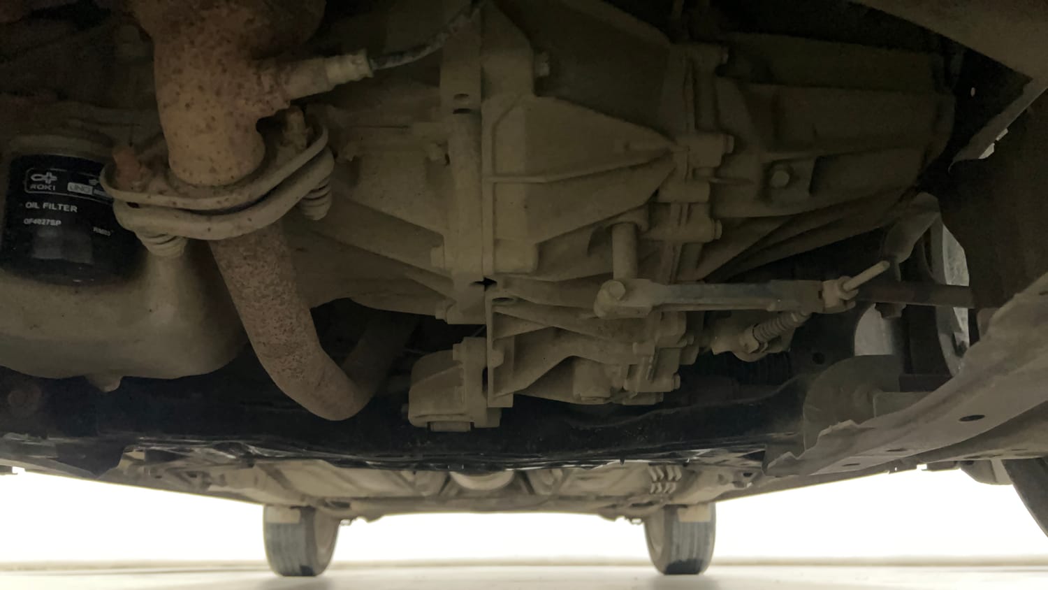 Used 2020 Maruti Suzuki Baleno Zeta Petrol Manual extra FRONT LEFT UNDERBODY VIEW