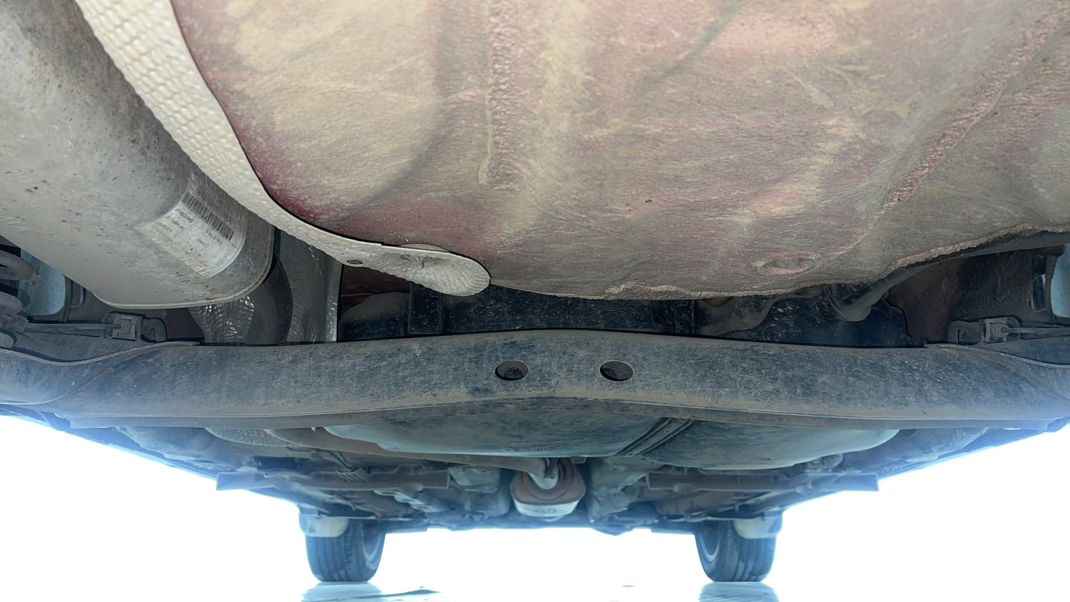 Used 2022 Skoda Kushaq Style 1.0L TSI AT Petrol Automatic extra REAR UNDERBODY VIEW (TAKEN FROM REAR)