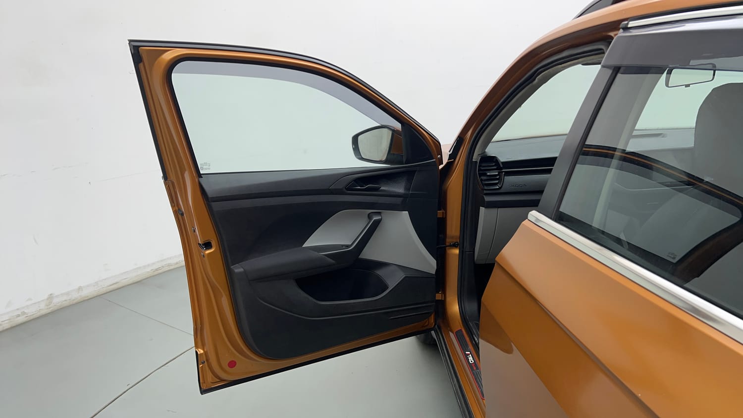 Used 2021 Skoda Kushaq Active 1.0 TSI MT Petrol Manual interior LEFT FRONT DOOR OPEN VIEW