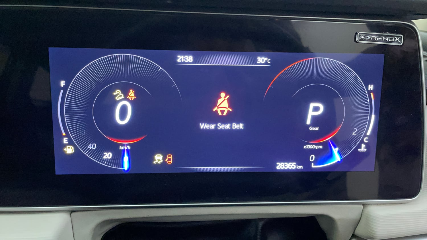 Used 2022 Mahindra XUV700 AX 5 Petrol AT 5 STR Petrol Automatic interior CLUSTERMETER VIEW