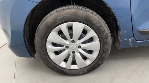 Used 2018 Maruti Suzuki Baleno Delta 1.2 Petrol Manual tyres LEFT FRONT TYRE RIM VIEW