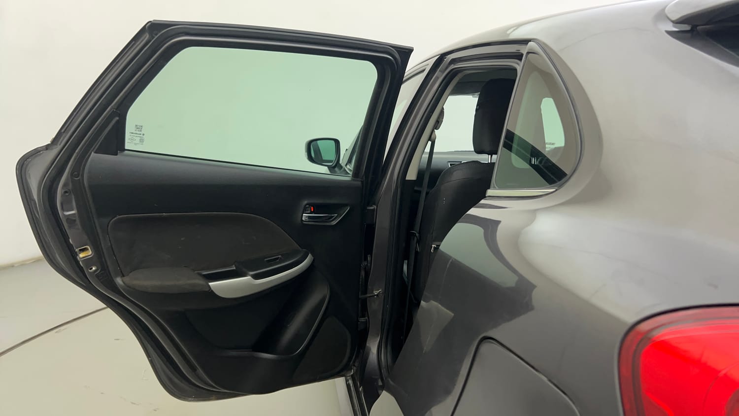 Used 2017 Maruti Suzuki Baleno RS 1.0 Petrol Manual interior LEFT REAR DOOR OPEN VIEW