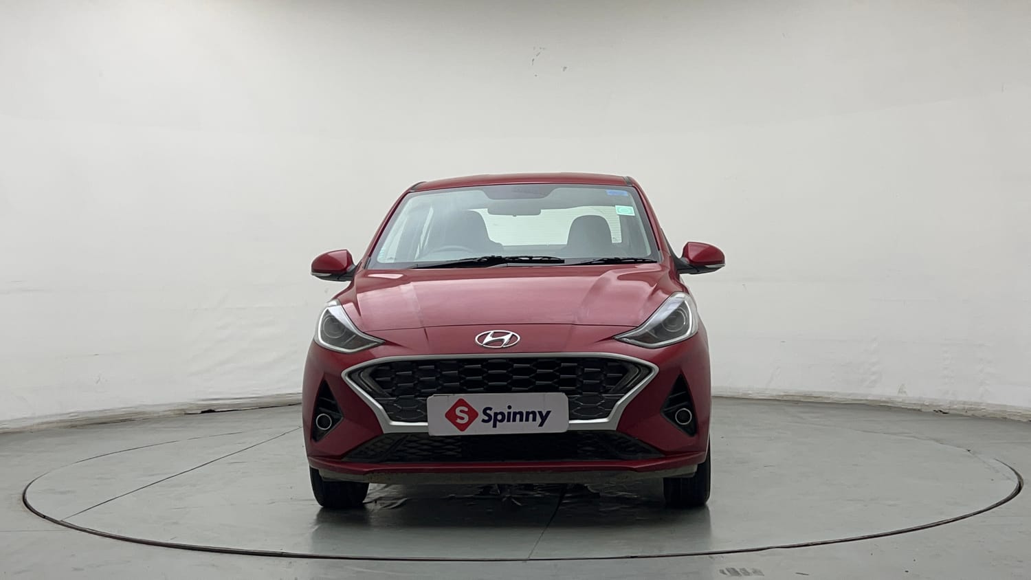 Used 2022 Hyundai Aura SX Plus 1.2 AMT Petrol Petrol Automatic exterior FRONT VIEW
