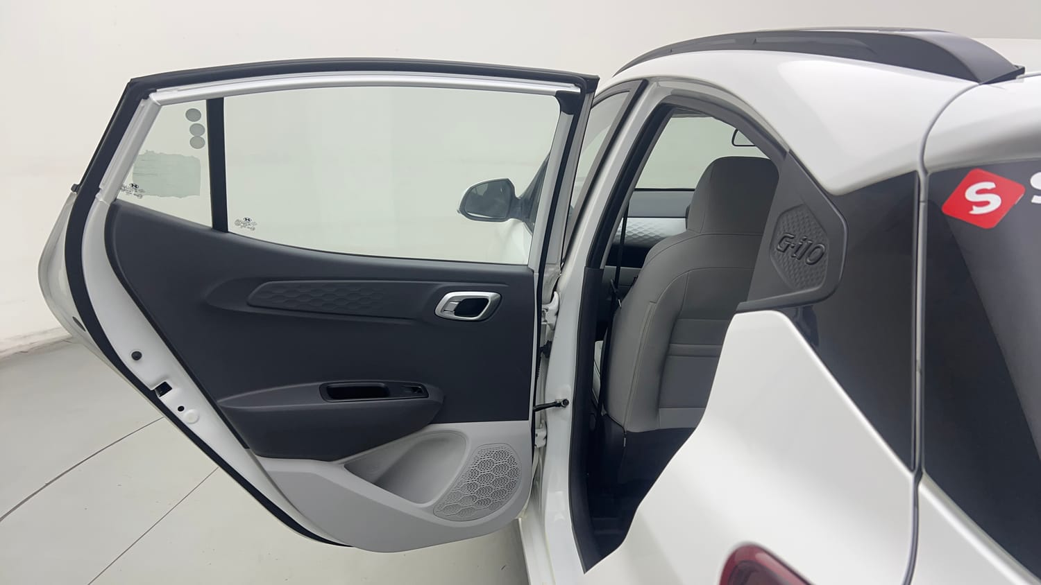 Used 2023 Hyundai Grand i10 Nios Sportz 1.2 Kappa VTVT Petrol Manual interior LEFT REAR DOOR OPEN VIEW