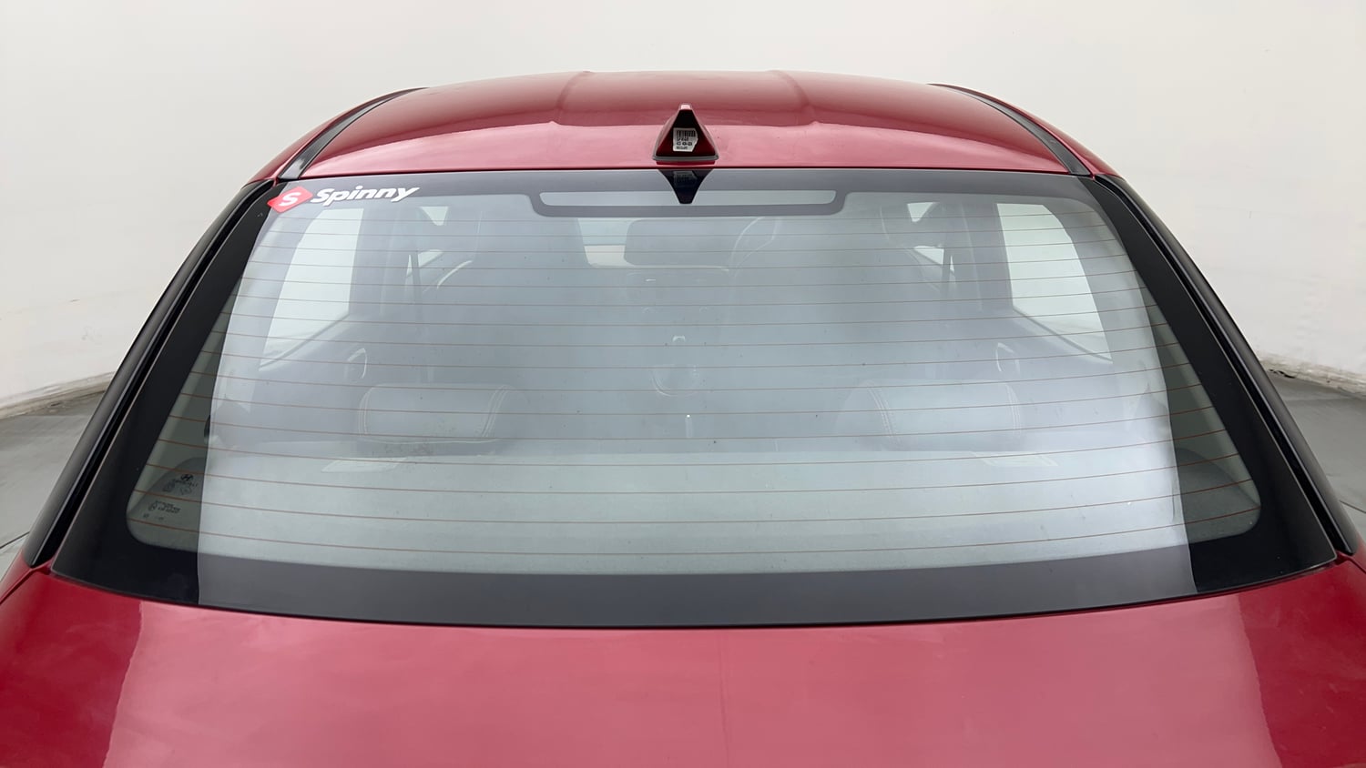 Used 2022 Hyundai Aura SX Plus 1.2 AMT Petrol Petrol Automatic exterior BACK WINDSHIELD VIEW