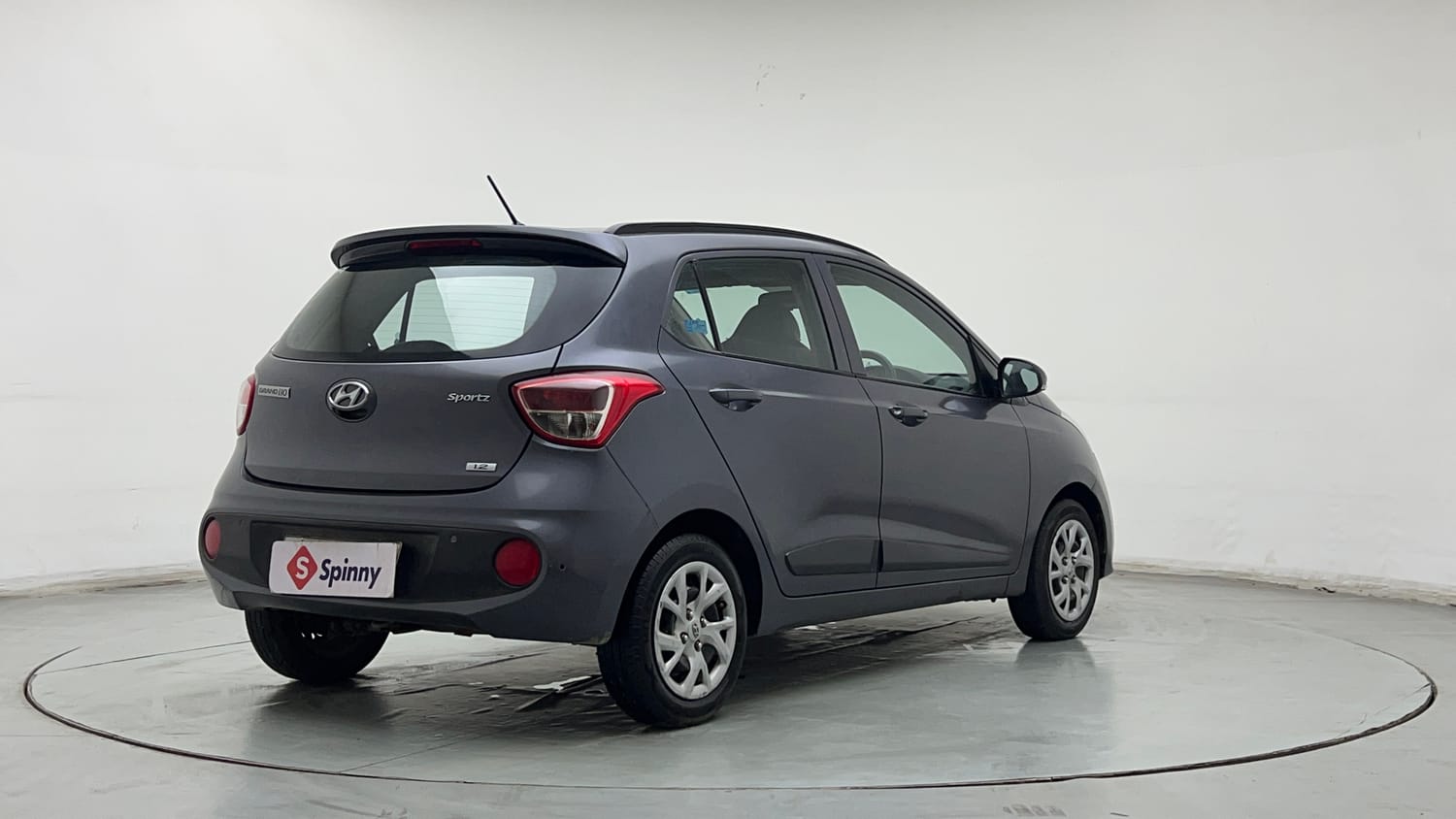 Used 2019 Hyundai Grand i10 Sportz 1.2 Kappa VTVT Petrol Manual exterior RIGHT REAR CORNER VIEW