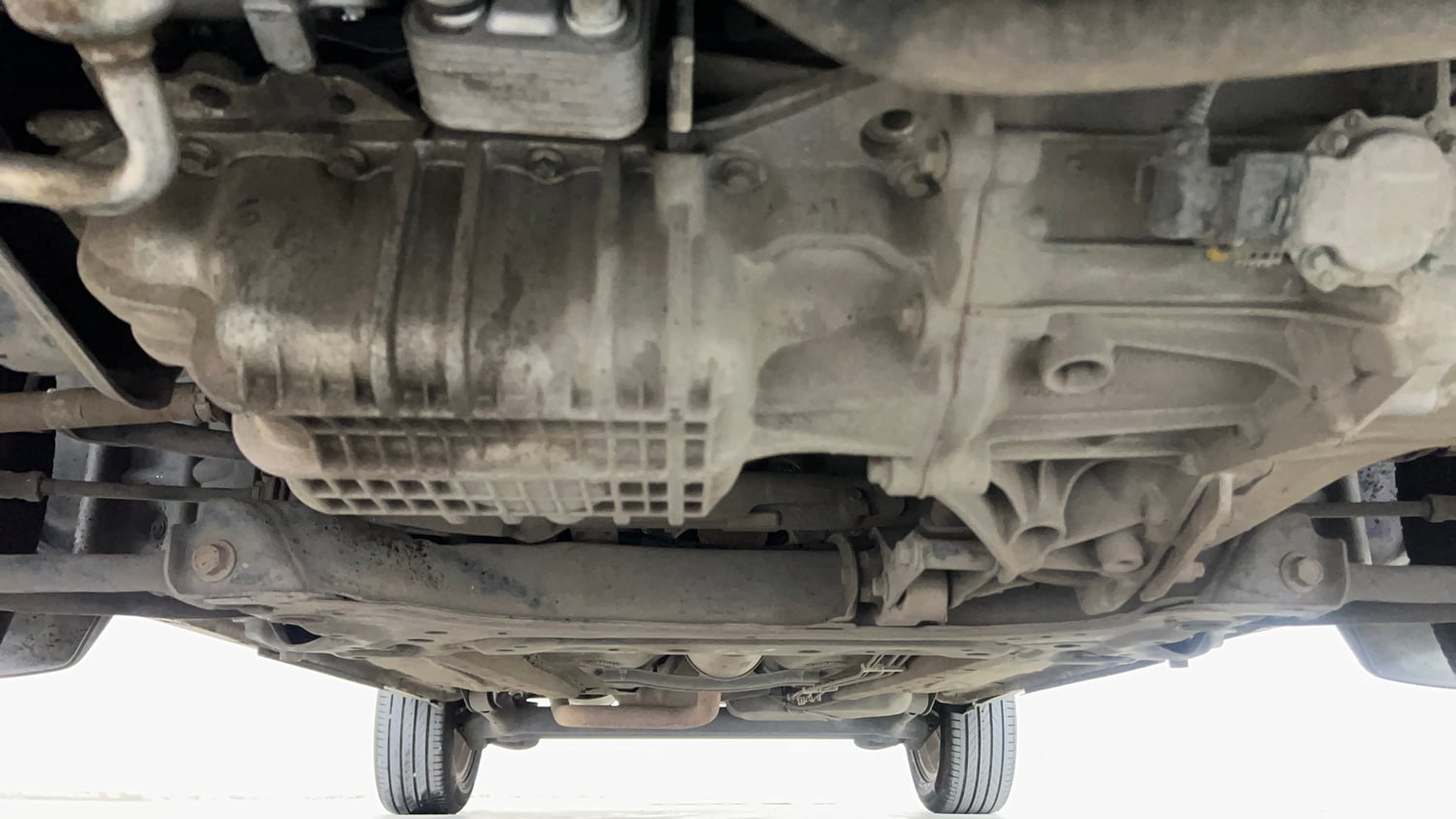 Used 2017 Ford EcoSport Titanium 1.5L Ti-VCT AT Petrol Automatic extra FRONT LEFT UNDERBODY VIEW