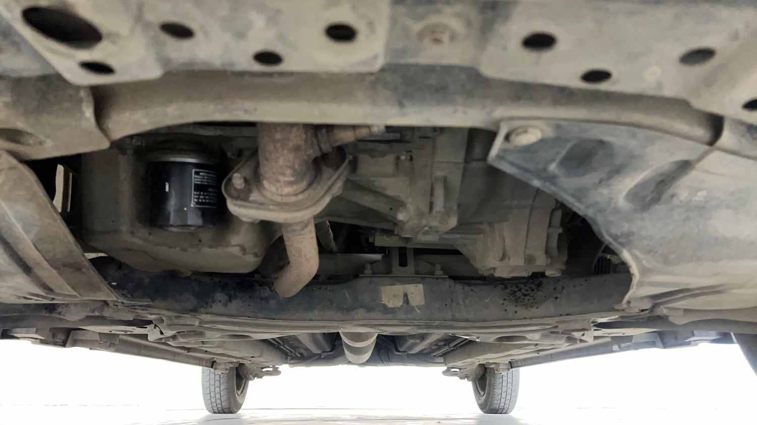 Used 2015 Maruti Suzuki Swift Dzire VXI Petrol Manual extra FRONT LEFT UNDERBODY VIEW
