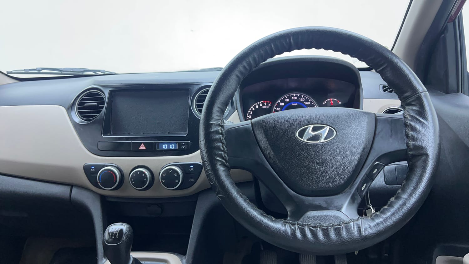 Used 2014 Hyundai Grand i10 Magna 1.2 Kappa VTVT Petrol Manual interior STEERING VIEW