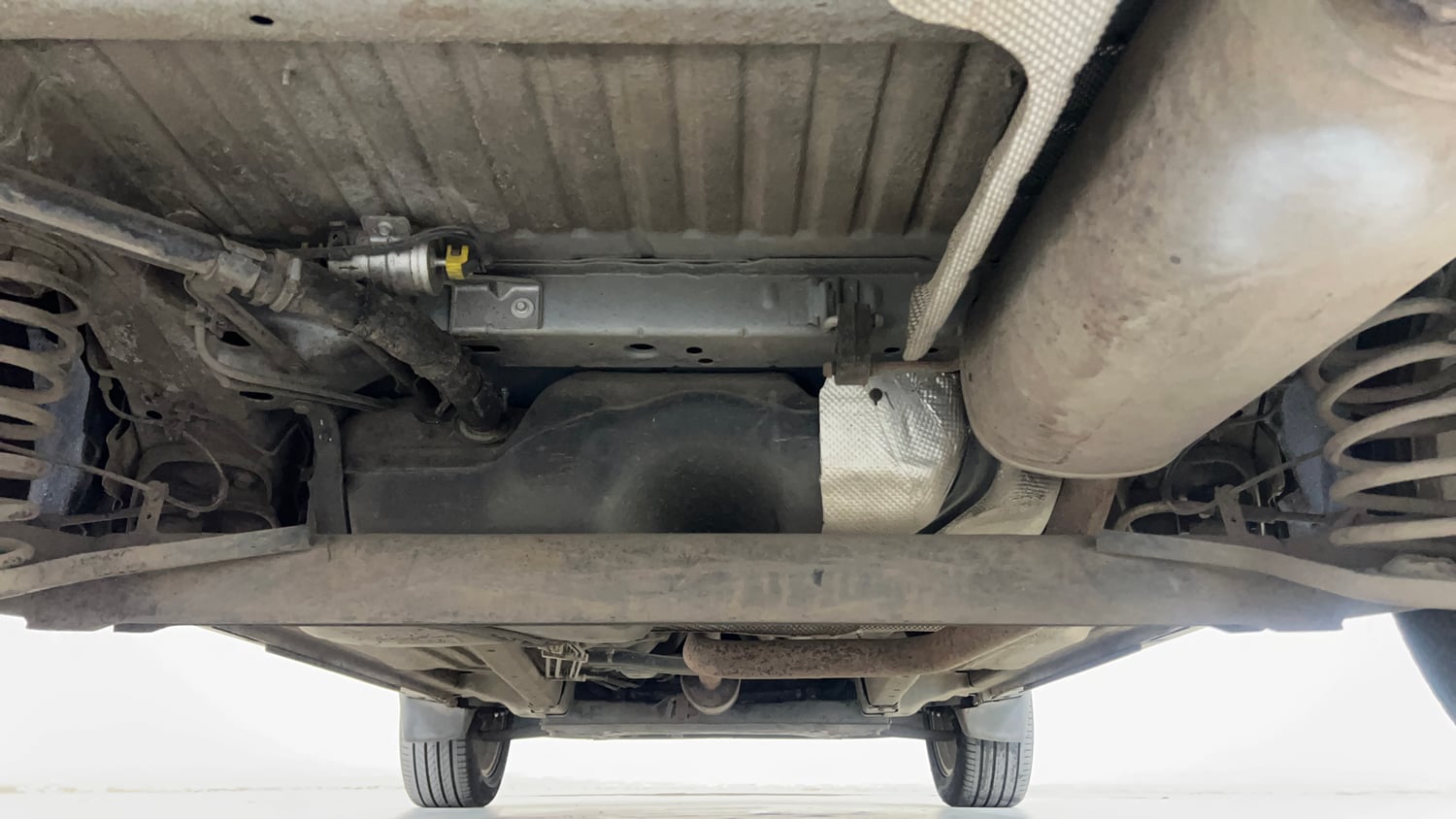 Used 2017 Ford EcoSport Titanium 1.5L Ti-VCT AT Petrol Automatic extra REAR UNDERBODY VIEW (TAKEN FROM REAR)