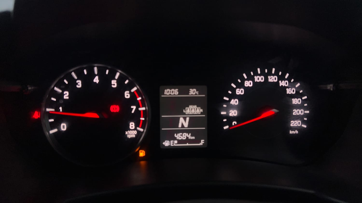 Used 2025 Maruti Suzuki Swift VXi AMT Petrol Automatic interior CLUSTERMETER VIEW