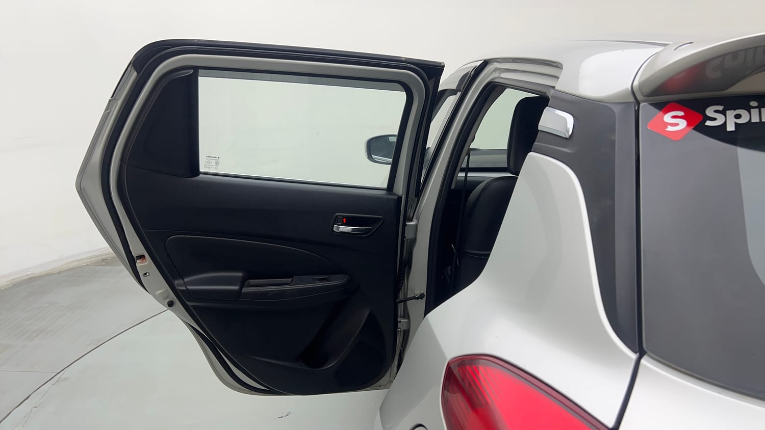 Used 2022 Maruti Suzuki Swift VXi Petrol Manual interior LEFT REAR DOOR OPEN VIEW