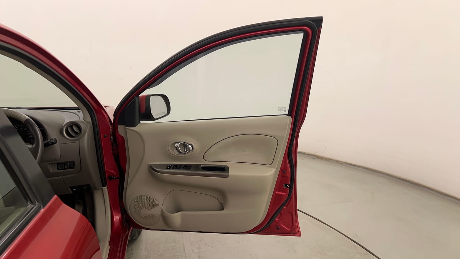 Used 2015 Nissan Micra XV CVT Petrol Automatic interior RIGHT FRONT DOOR OPEN VIEW