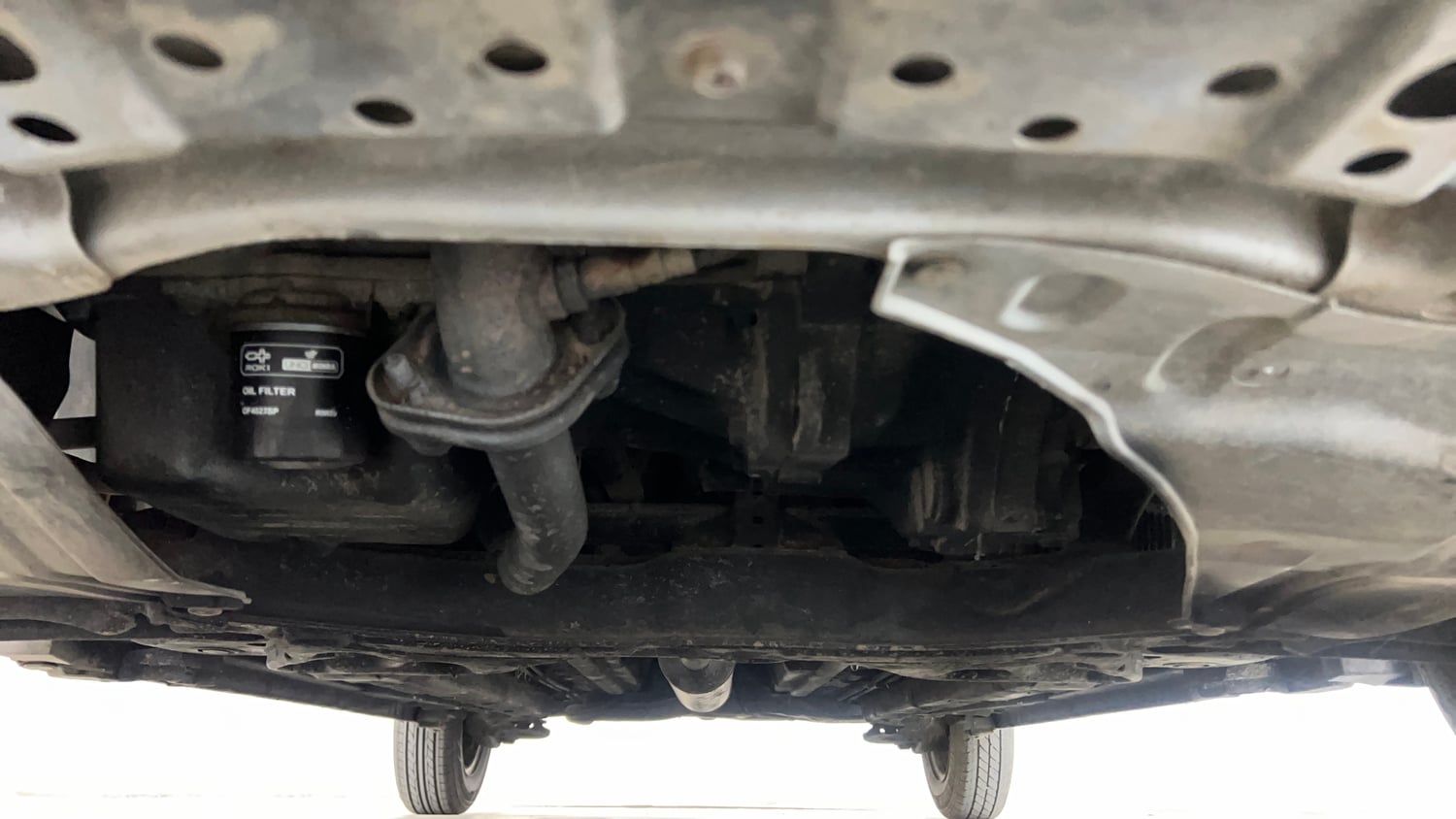 Used 2013 Maruti Suzuki Swift VXi Petrol Manual extra FRONT LEFT UNDERBODY VIEW