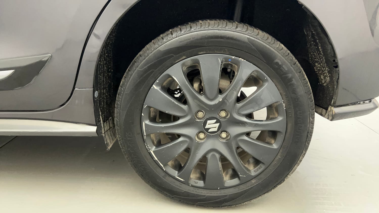 Used 2017 Maruti Suzuki Baleno RS 1.0 Petrol Manual tyres LEFT REAR TYRE RIM VIEW