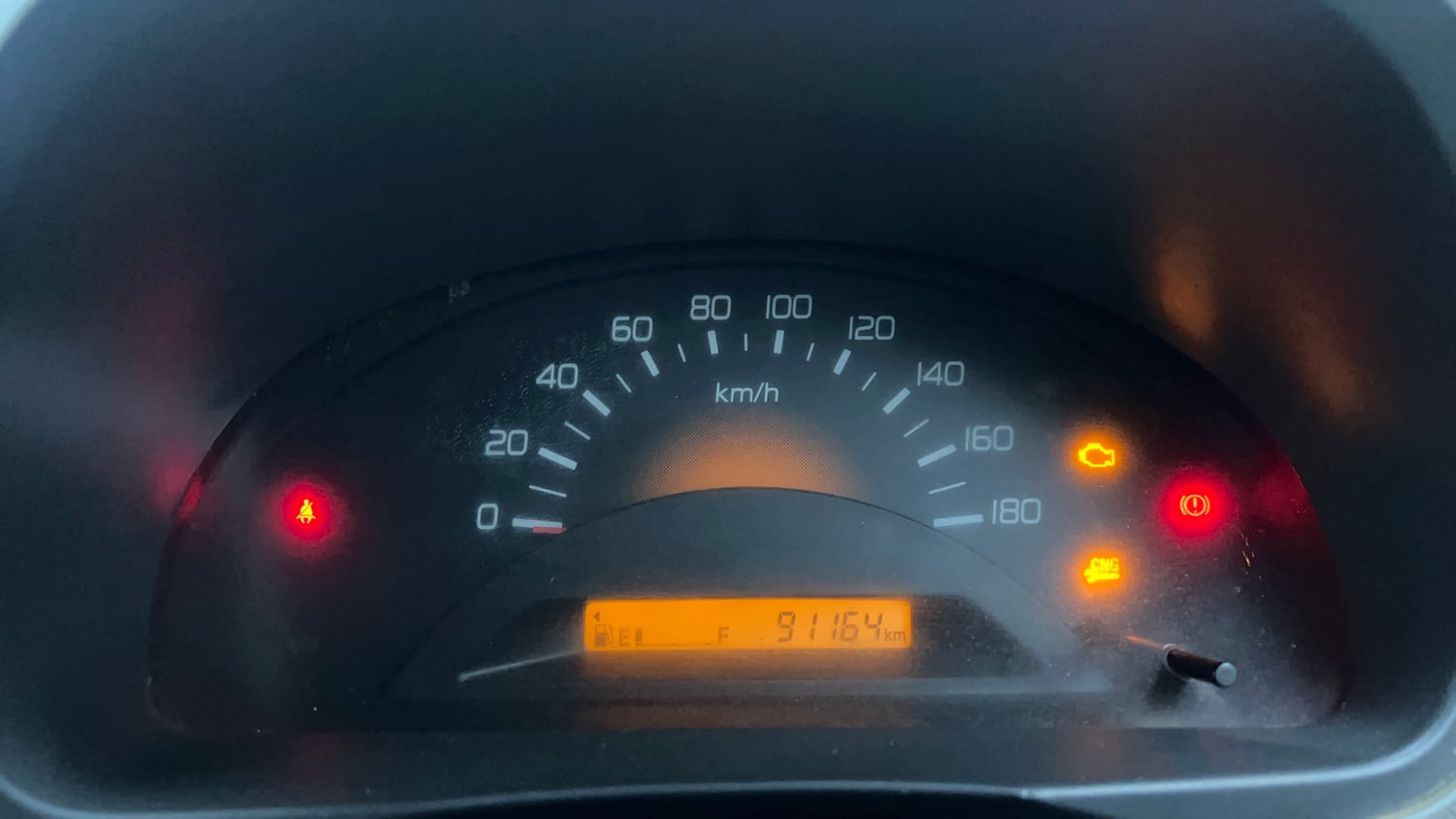 Used 2012 Maruti Suzuki Wagon R 1.0 LXi CNG Cng Manual interior CLUSTERMETER VIEW