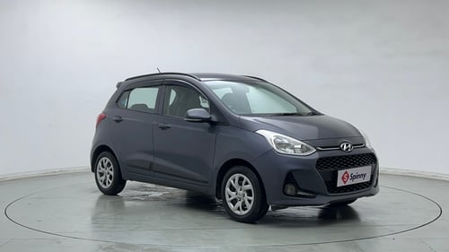 Used 2018 Hyundai Grand i10 Sportz 1.2 Kappa VTVT Petrol Manual exterior RIGHT FRONT CORNER VIEW