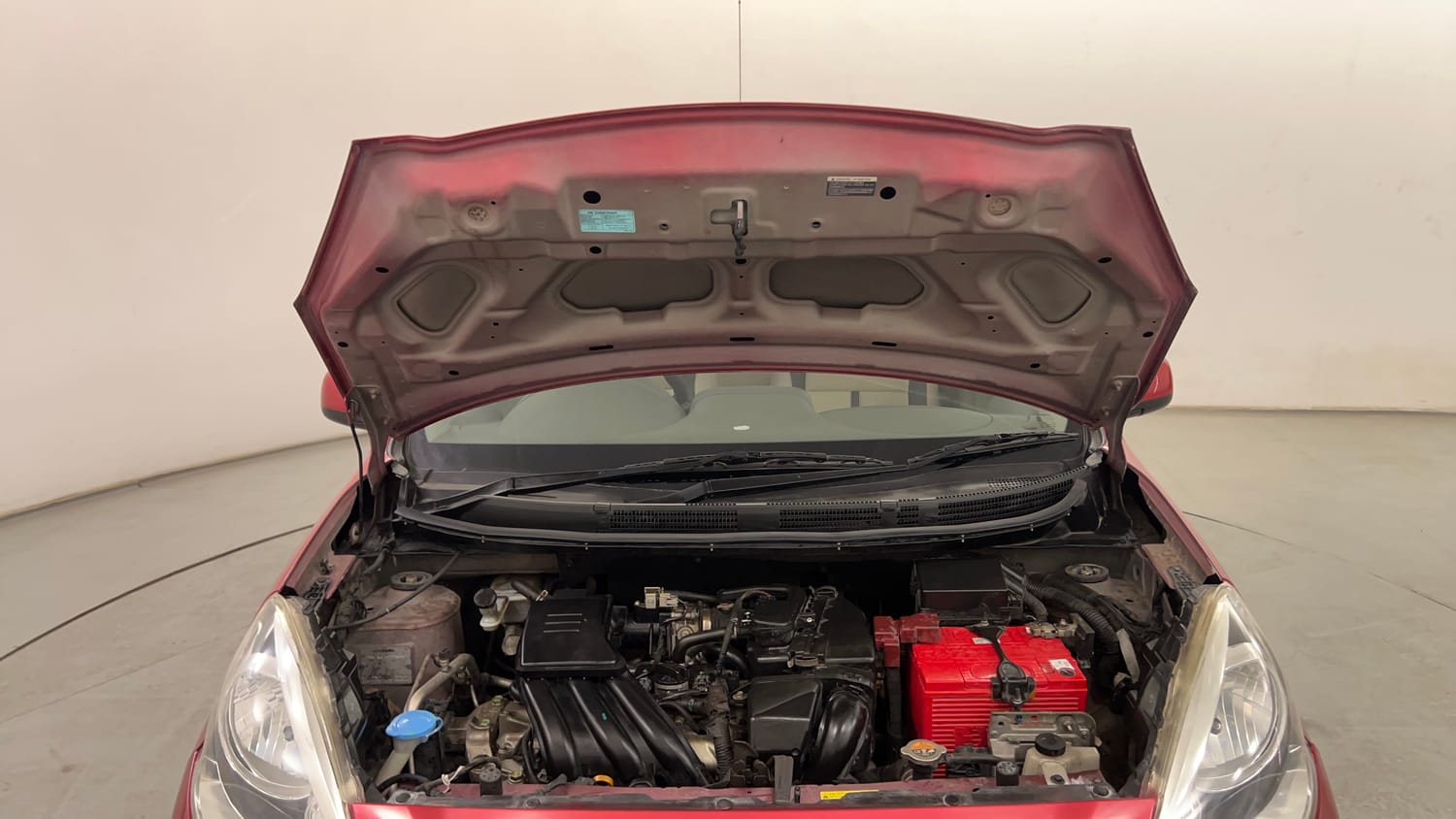 Used 2015 Nissan Micra XV CVT Petrol Automatic engine ENGINE & BONNET OPEN FRONT VIEW