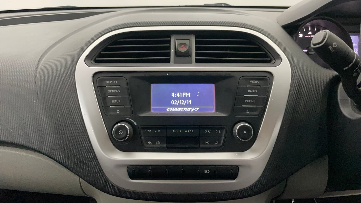 Used 2016 Tata Tiago Revotron XT Petrol Manual interior MUSIC SYSTEM & AC CONTROL VIEW